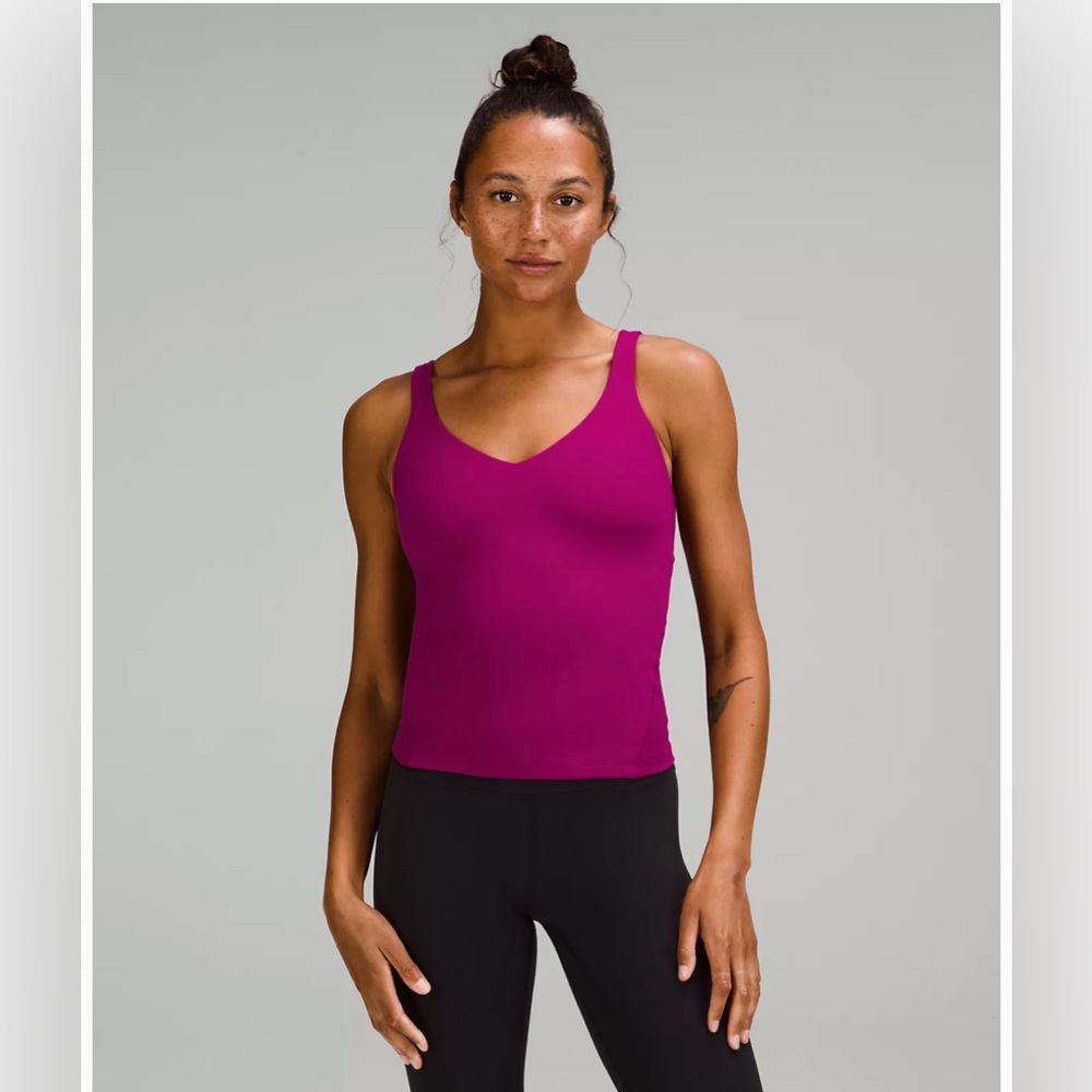Lululemon Align Waist Length Tank (White) Size 6
